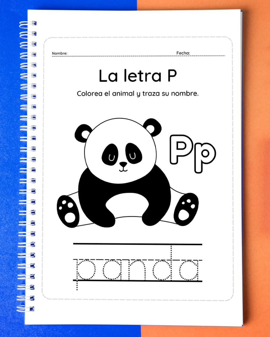 Dibujos para colorear e imprimir - animales y figuras geométrica