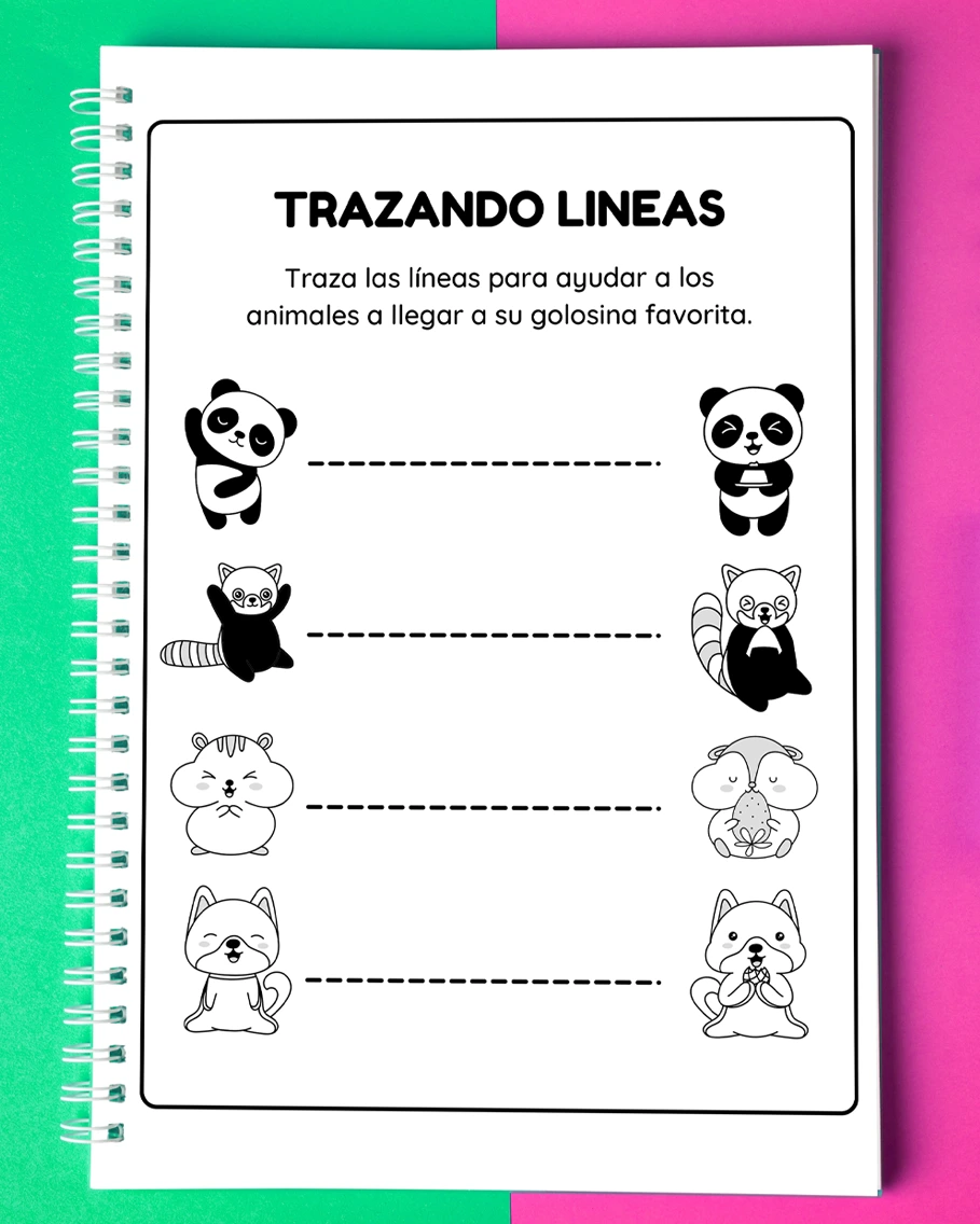 Actividad de motricidad fina para niños de preescolar