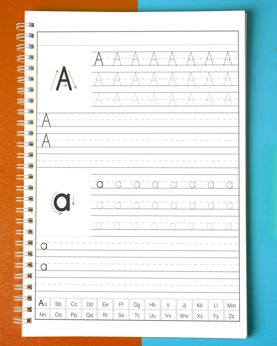 Cuadernos extra de inglés, caligrafía, matemáticas y sílabas para imprimir